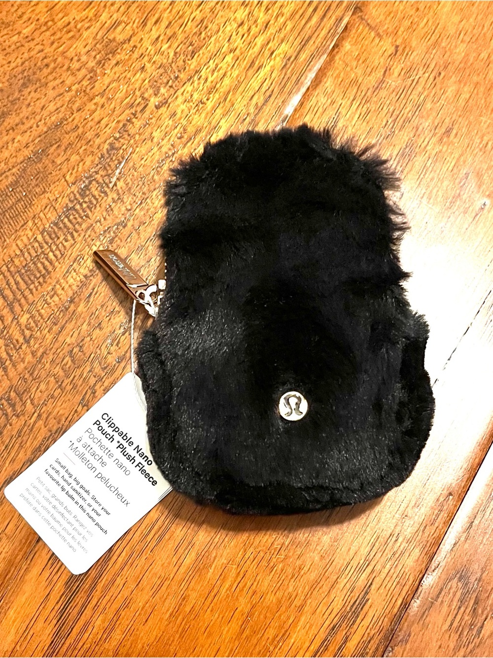 Lululemon clippable nano pouch plush fleece NWT